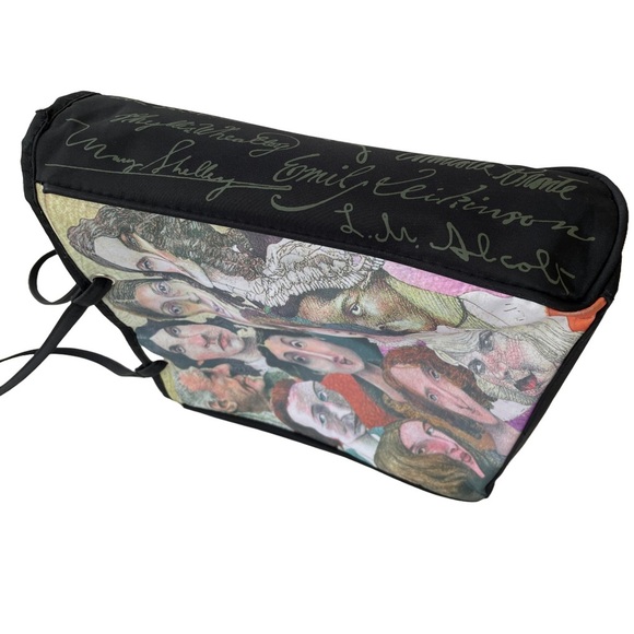 Literary Authors Art Tote Bag (Jane Austen, Woolf, Plath, Shelley, etc.), 11x12” - Picture 5 of 7